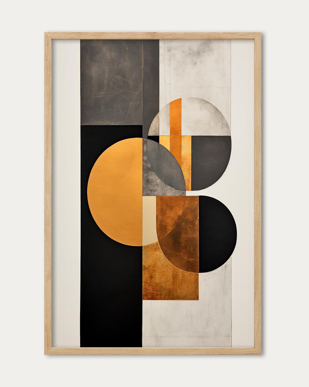Retro Geometries Art Print