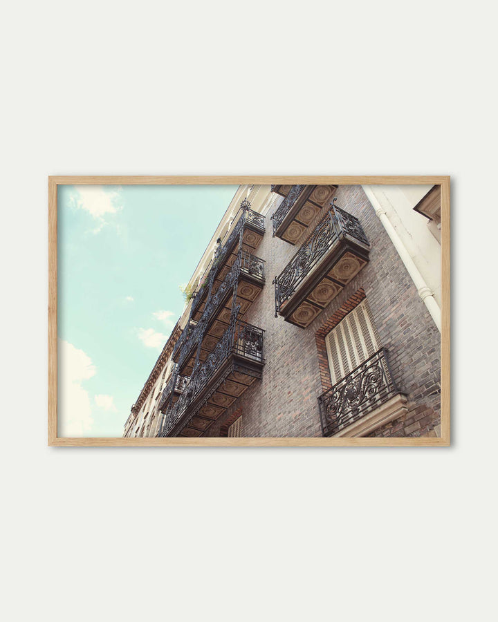 Paris Balconies II Art Poster