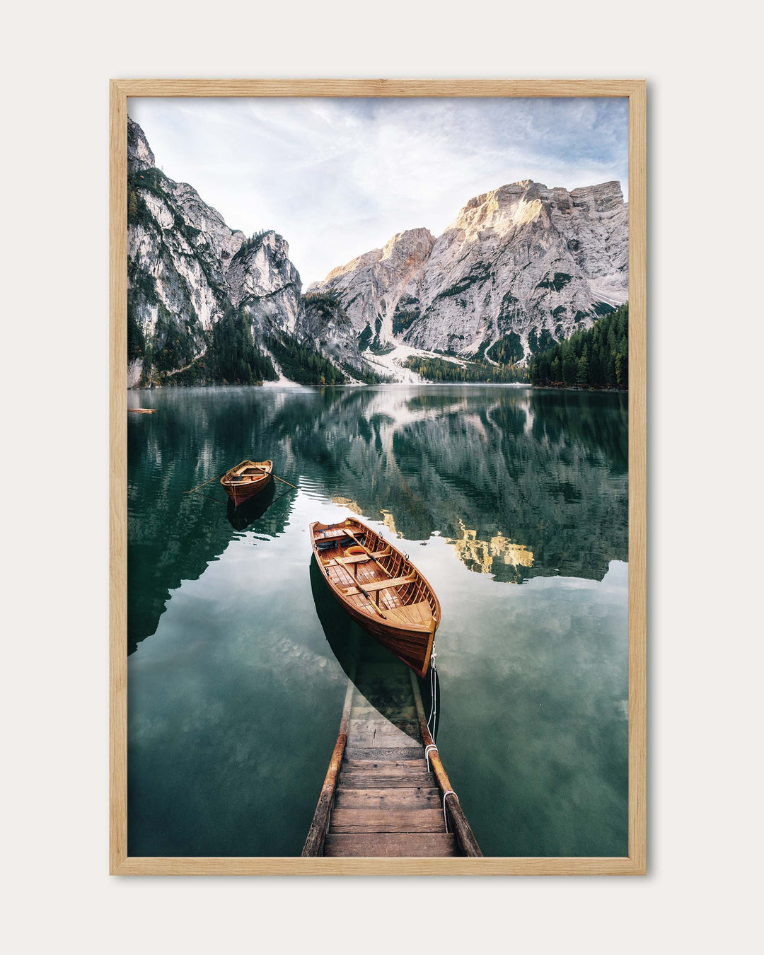 Boat Lake Wall Art Print