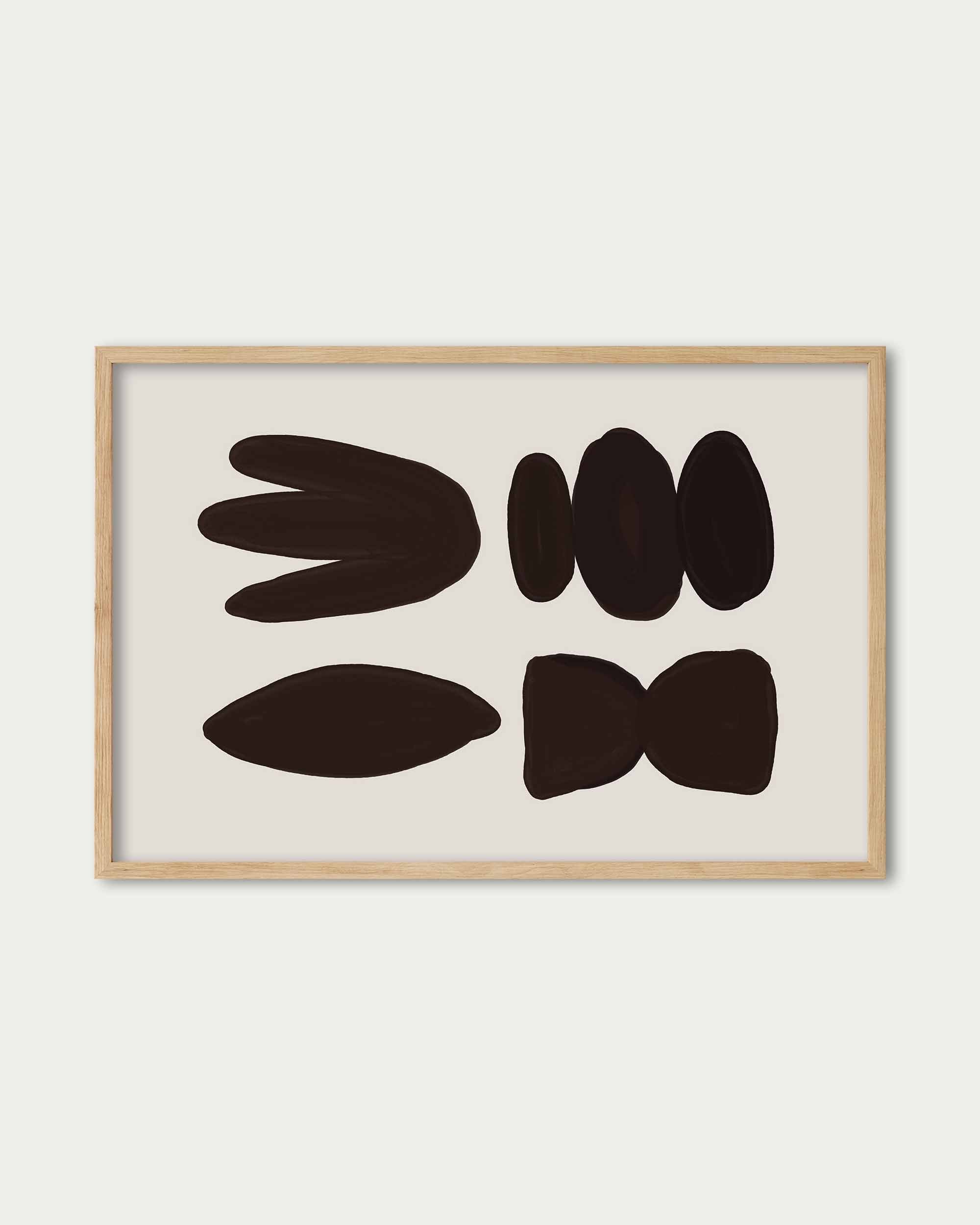 Boho Shapes Art Print