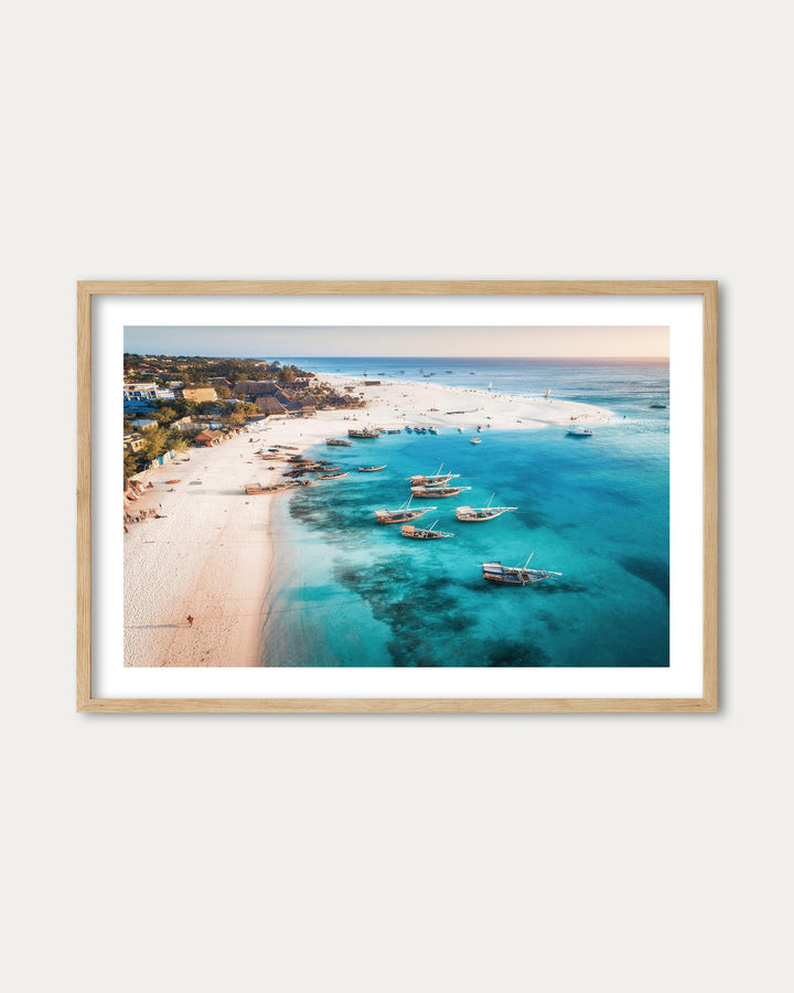 Tranquil Shore Wall Art Print