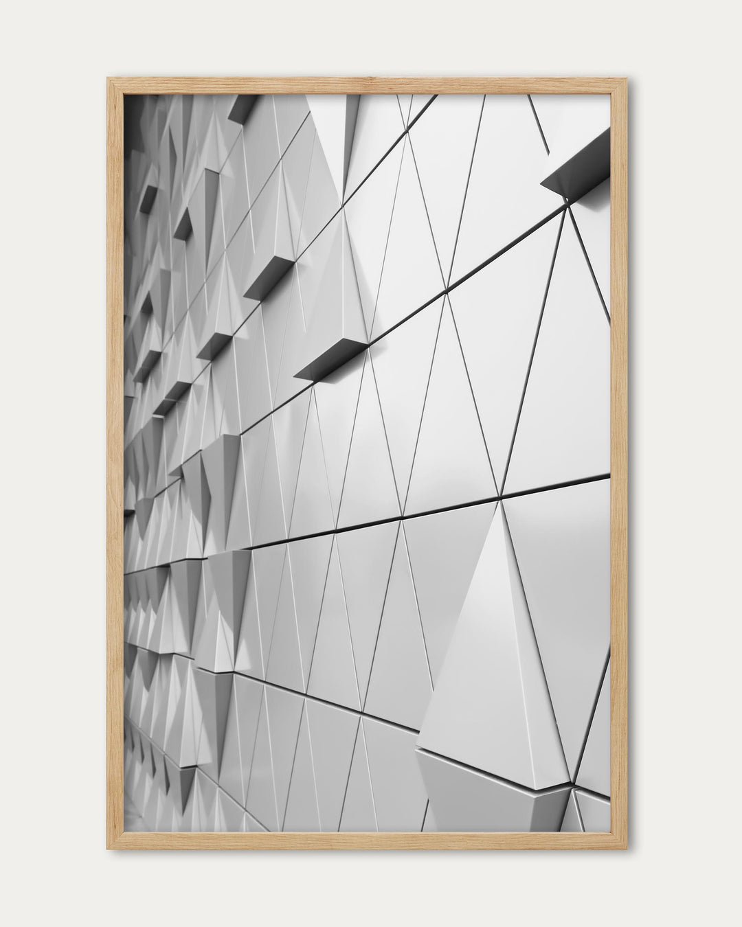 Geometric Monochrome II Poster