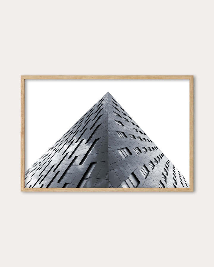Modern Architecture Black And White Poster