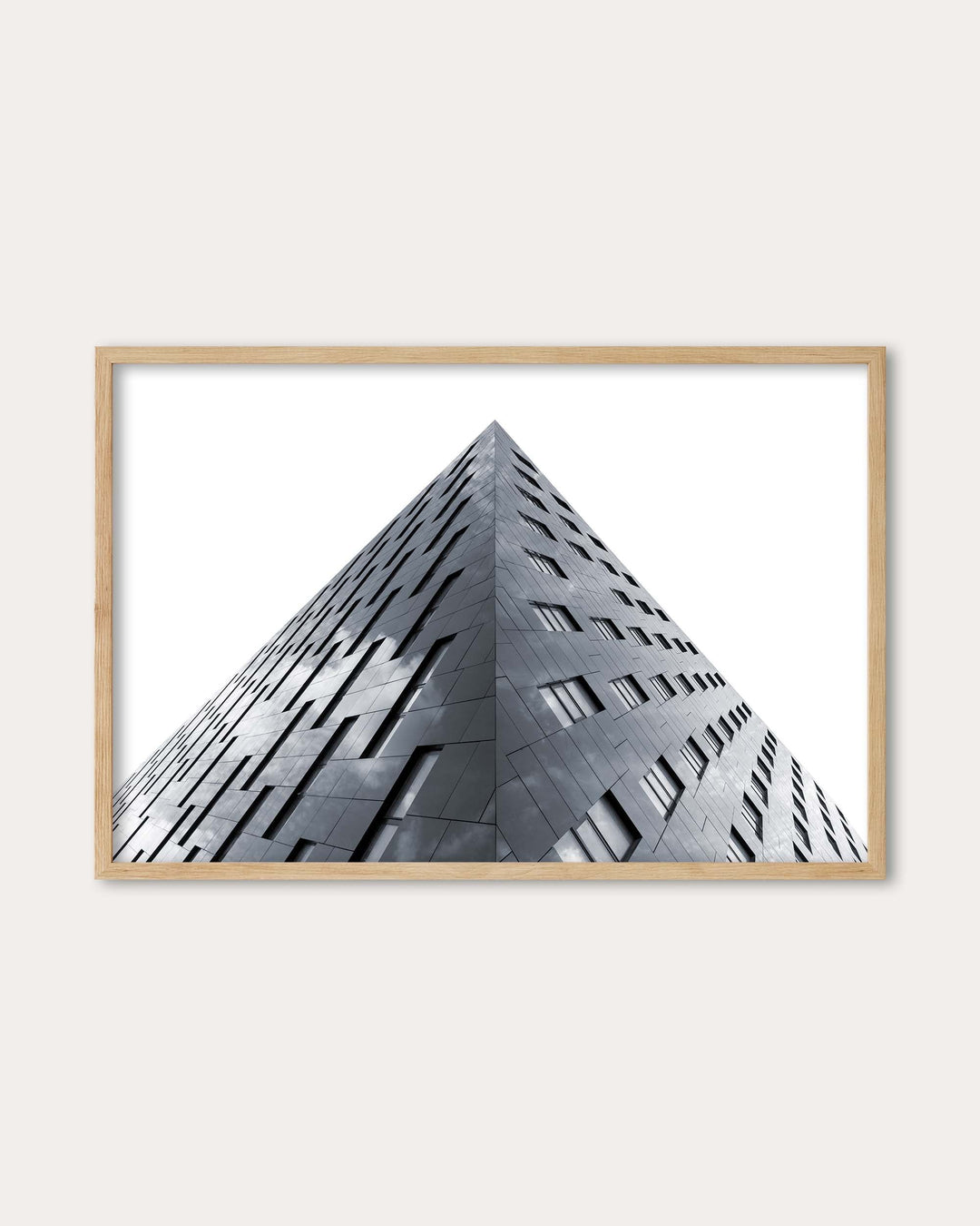 Modern Architecture Black And White Poster