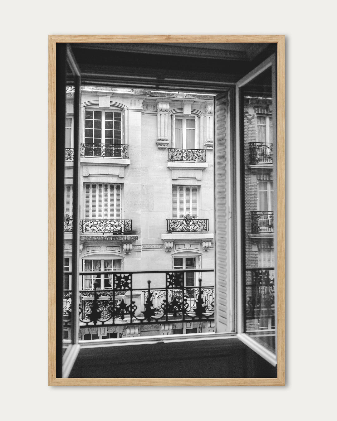 Paris Balcony Window Poster