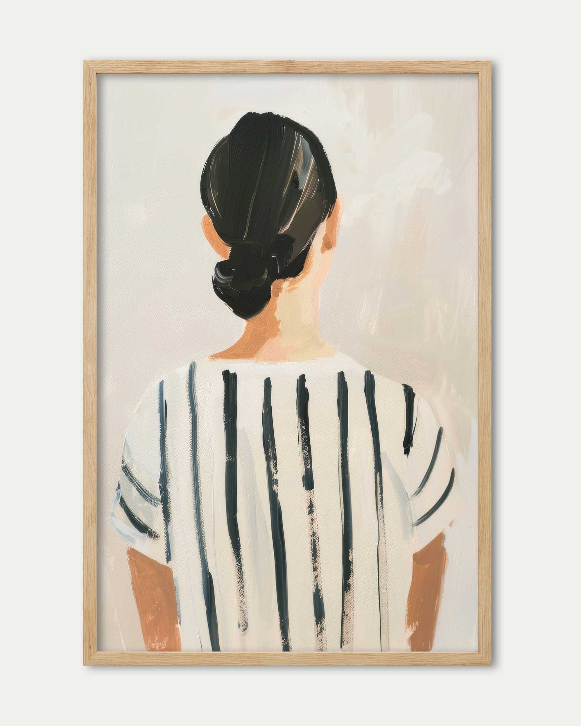 Holding Back Art Print