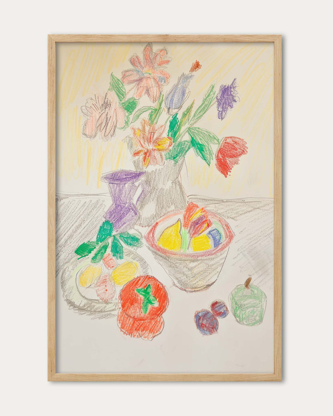 Colour Pencil Sketch Wall Art