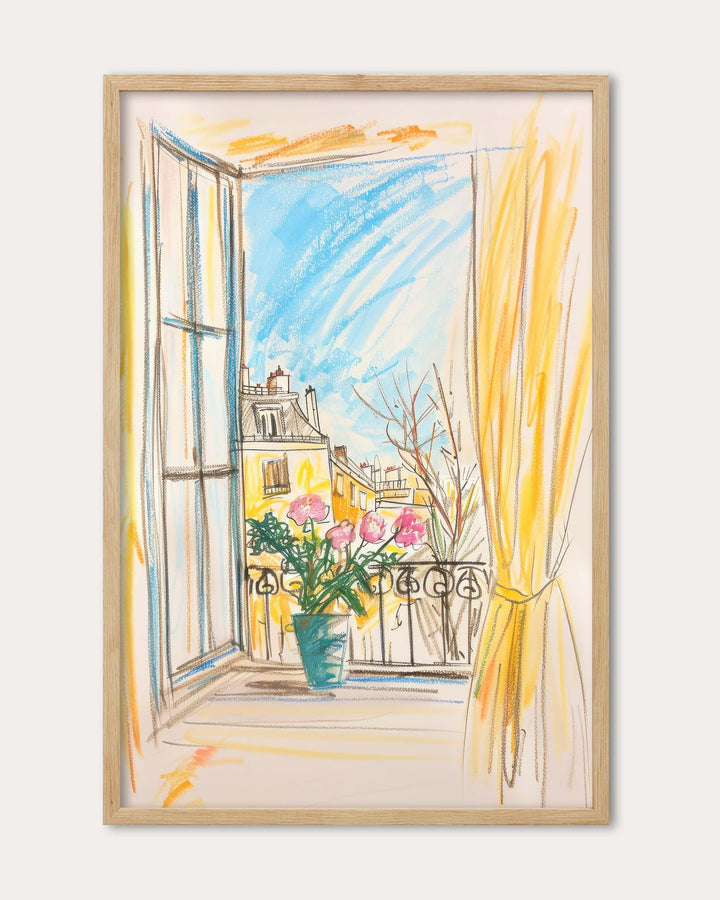 Window View Art Print