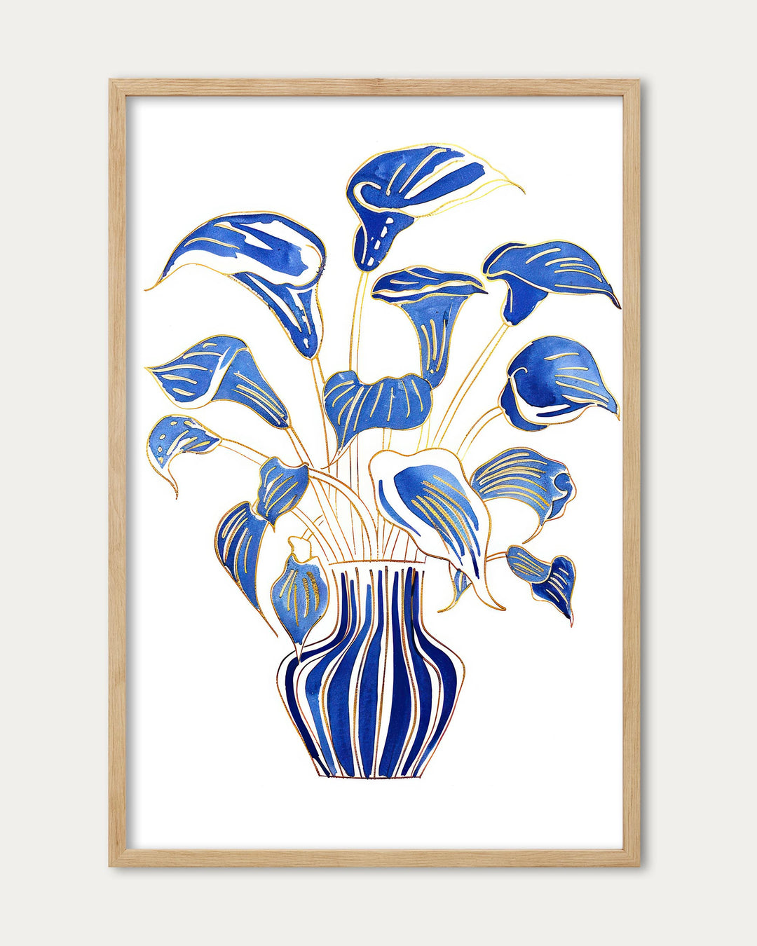 Lily Blue Art Print