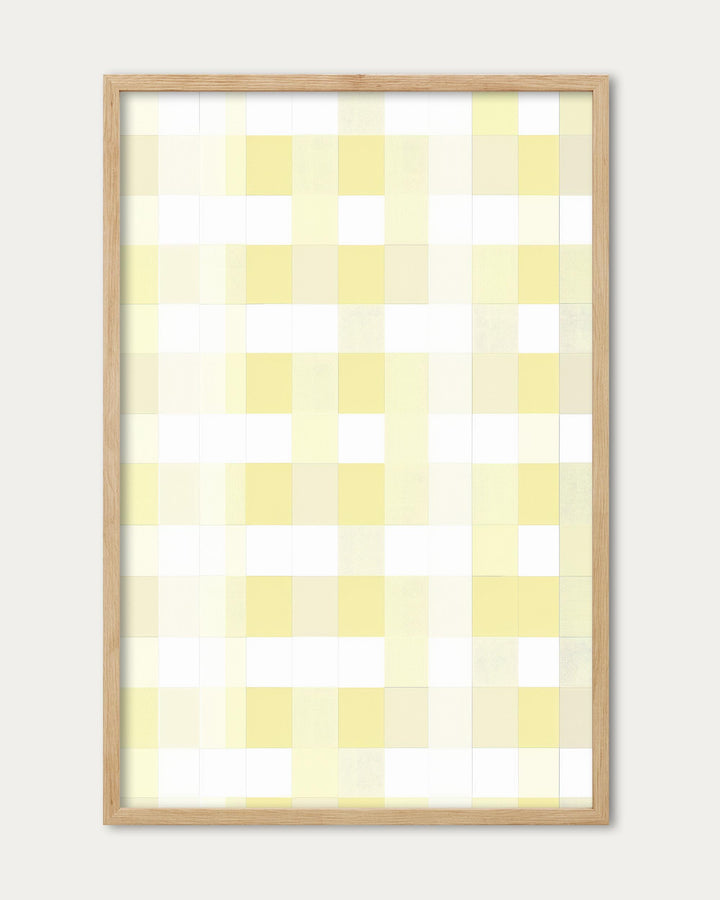 Yellow Pattern Art Print