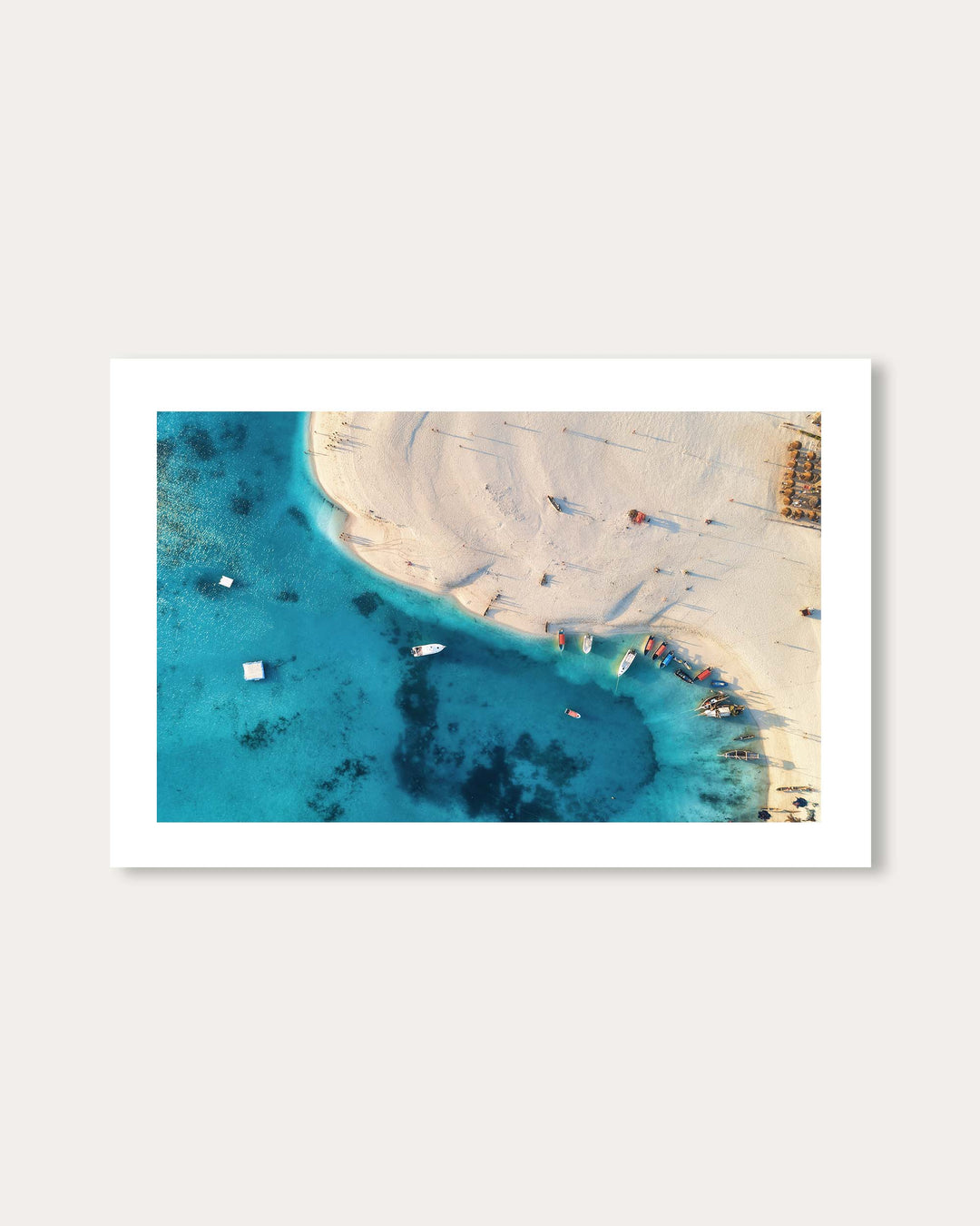 Tranquil Beach Wall Art Print