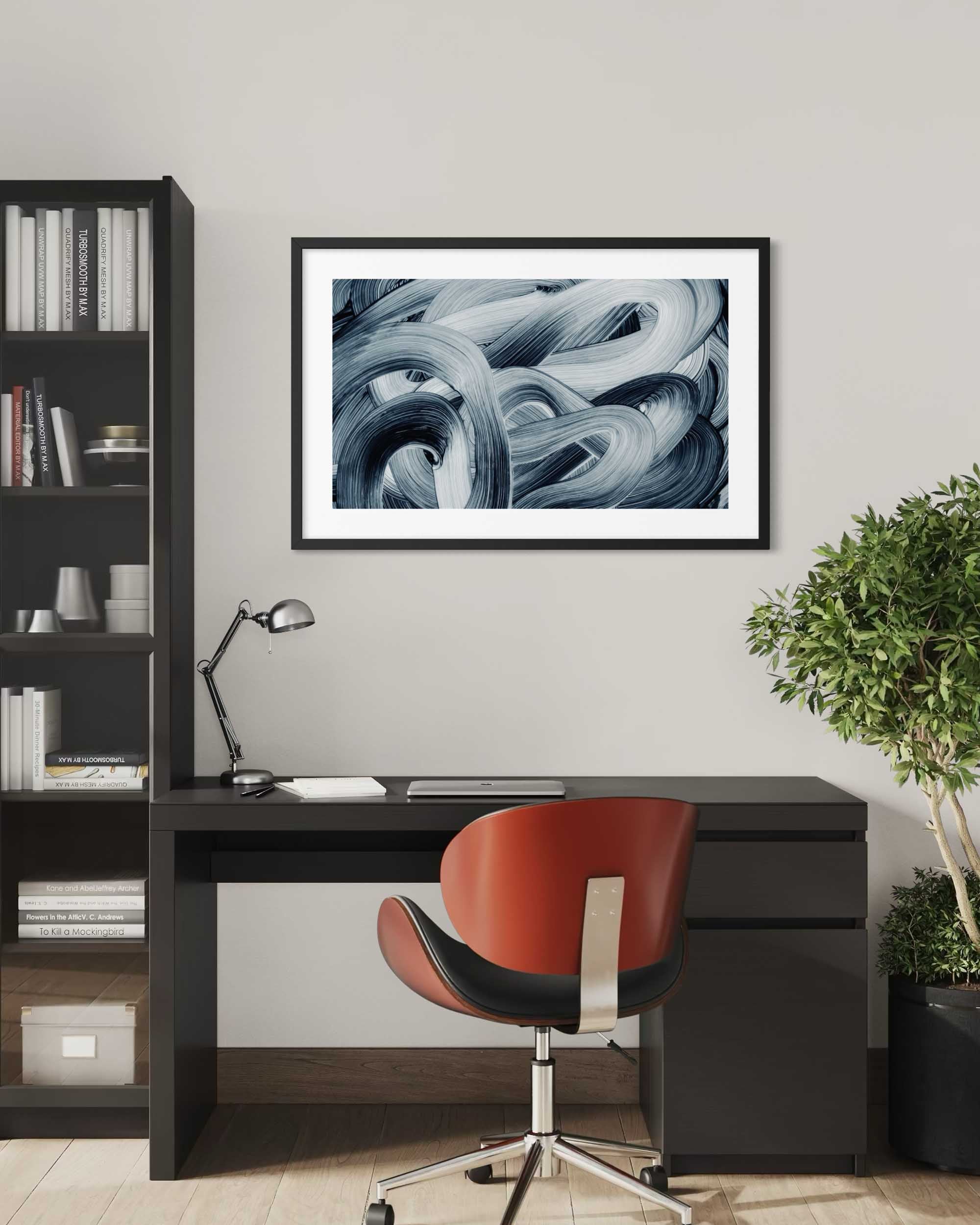 Abstract Brushstrokes II Art Print
