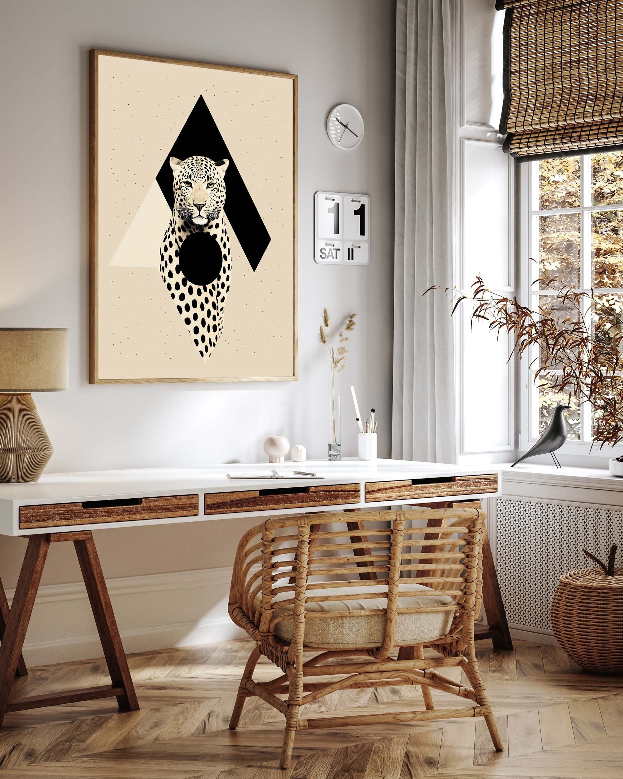 Spotted Leopard Art Print