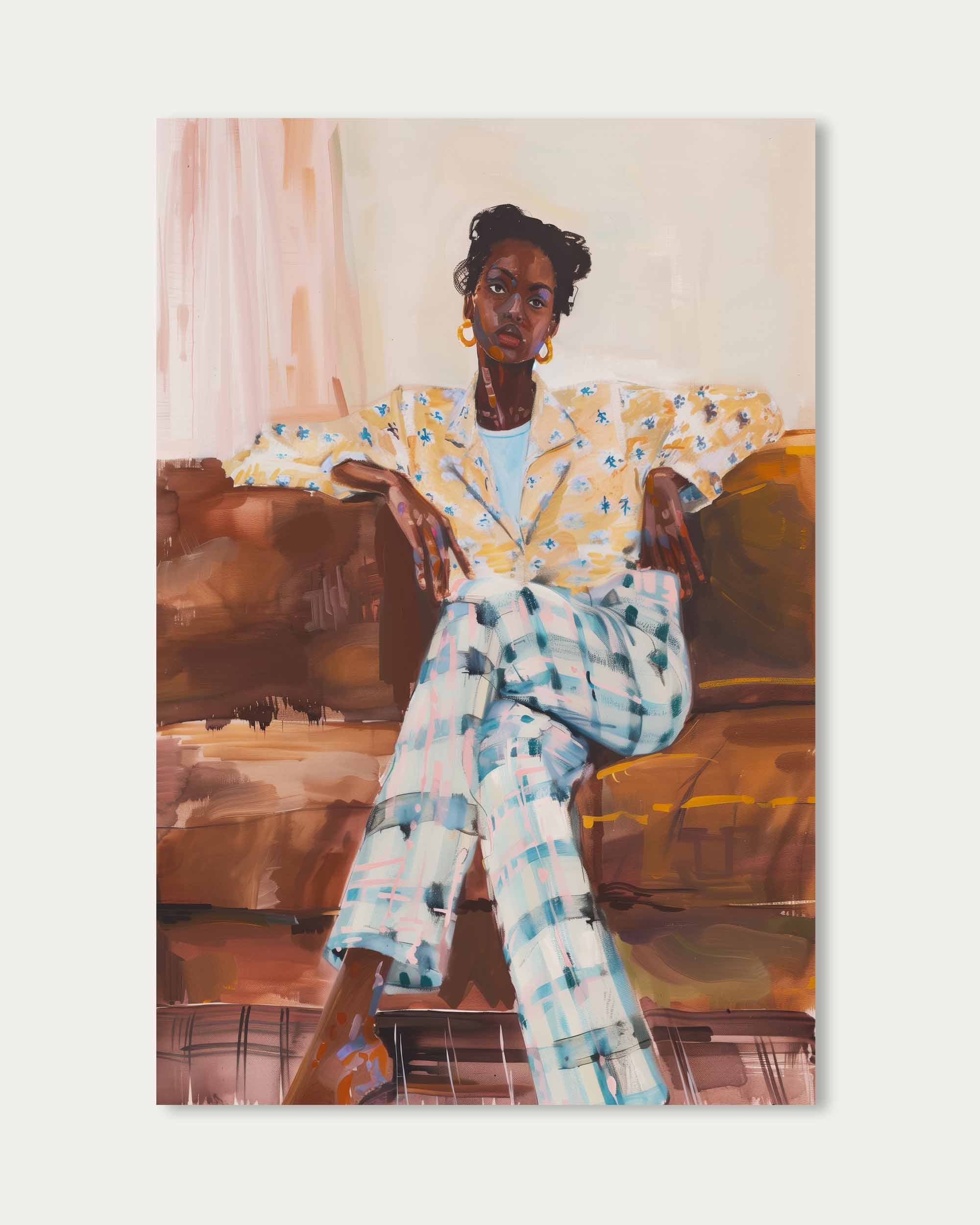 Pose Art Print