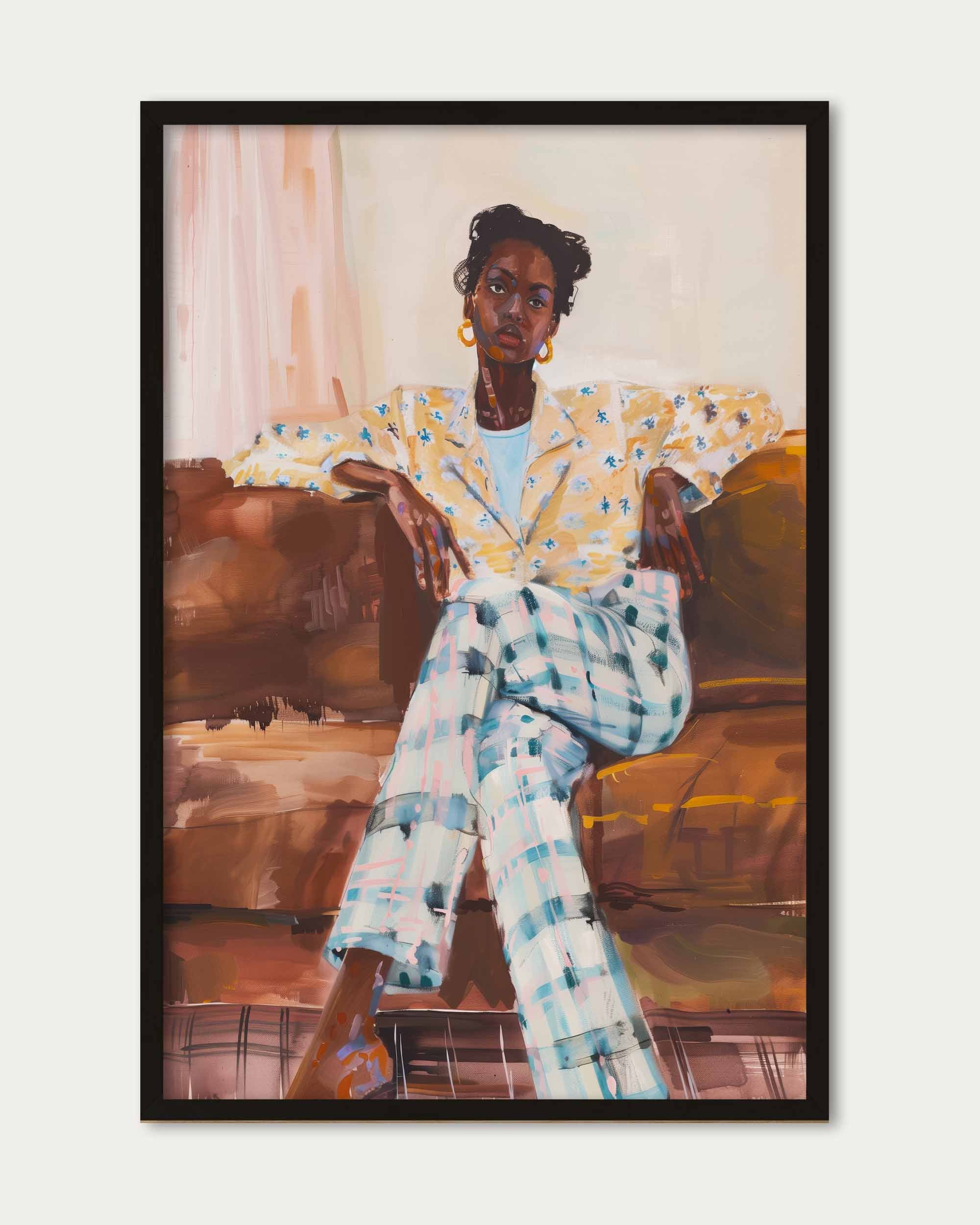 Pose Art Print