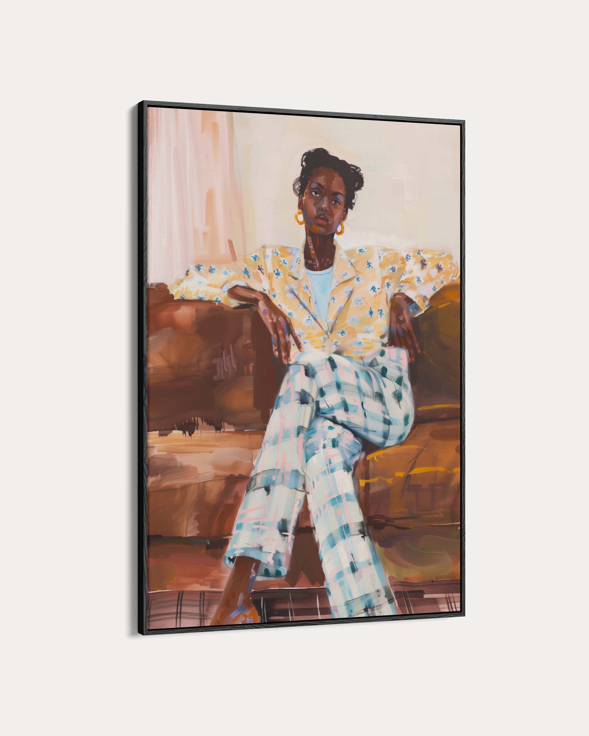 Pose Art Print