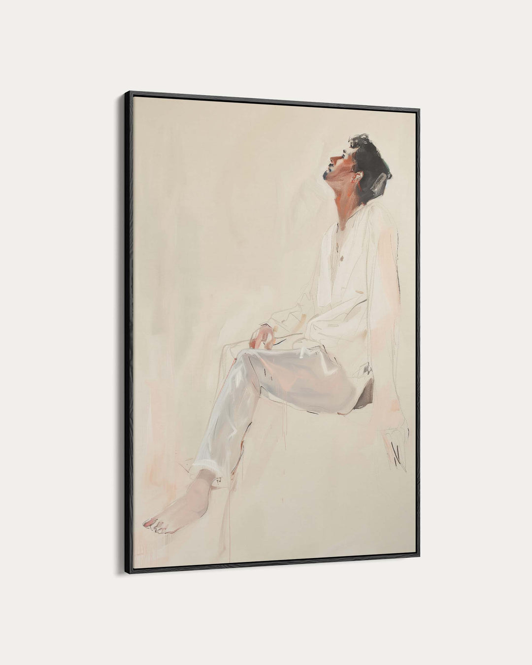 Figure Study Drawing Wall Art Print
