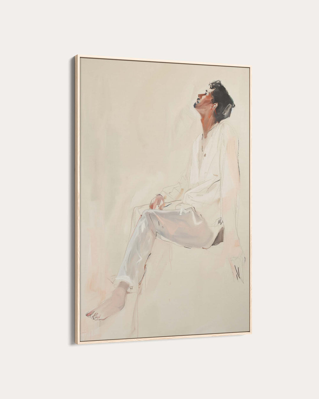 Figure Study Drawing Wall Art Print