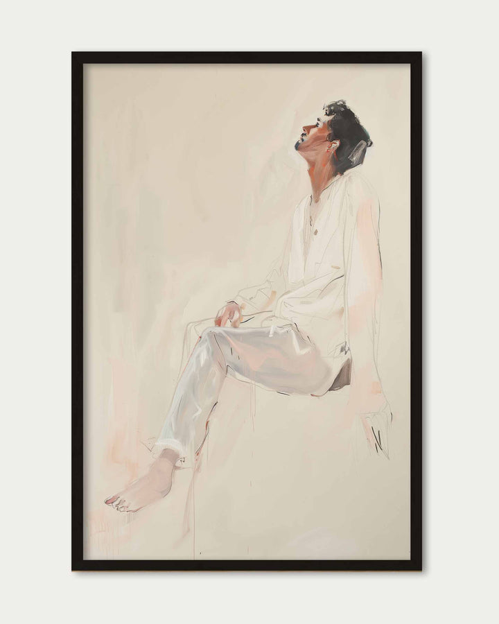 Figure Study Drawing Wall Art Print