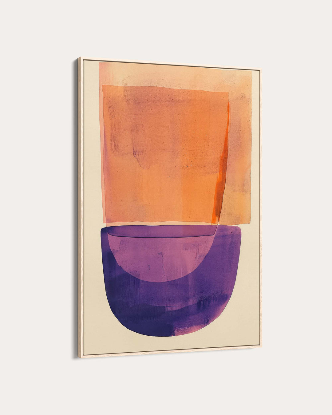 Orange And Purple Wall Art