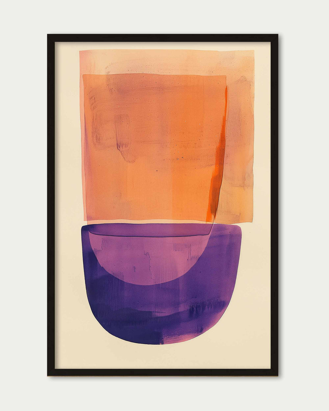 Orange And Purple Wall Art