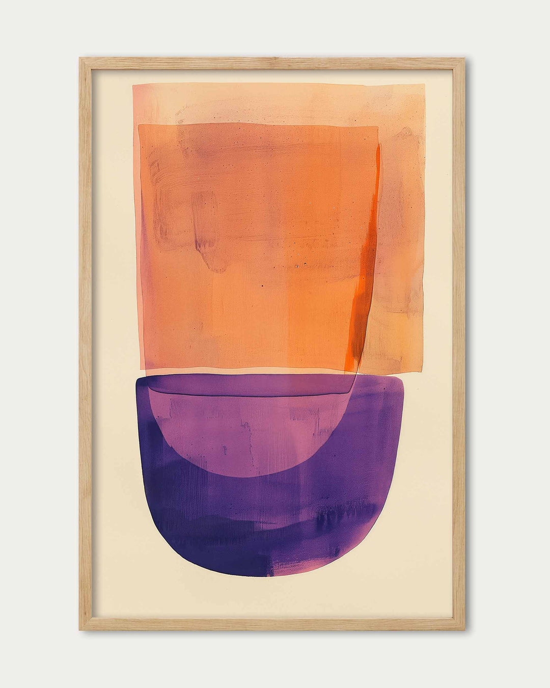 Orange And Purple Wall Art