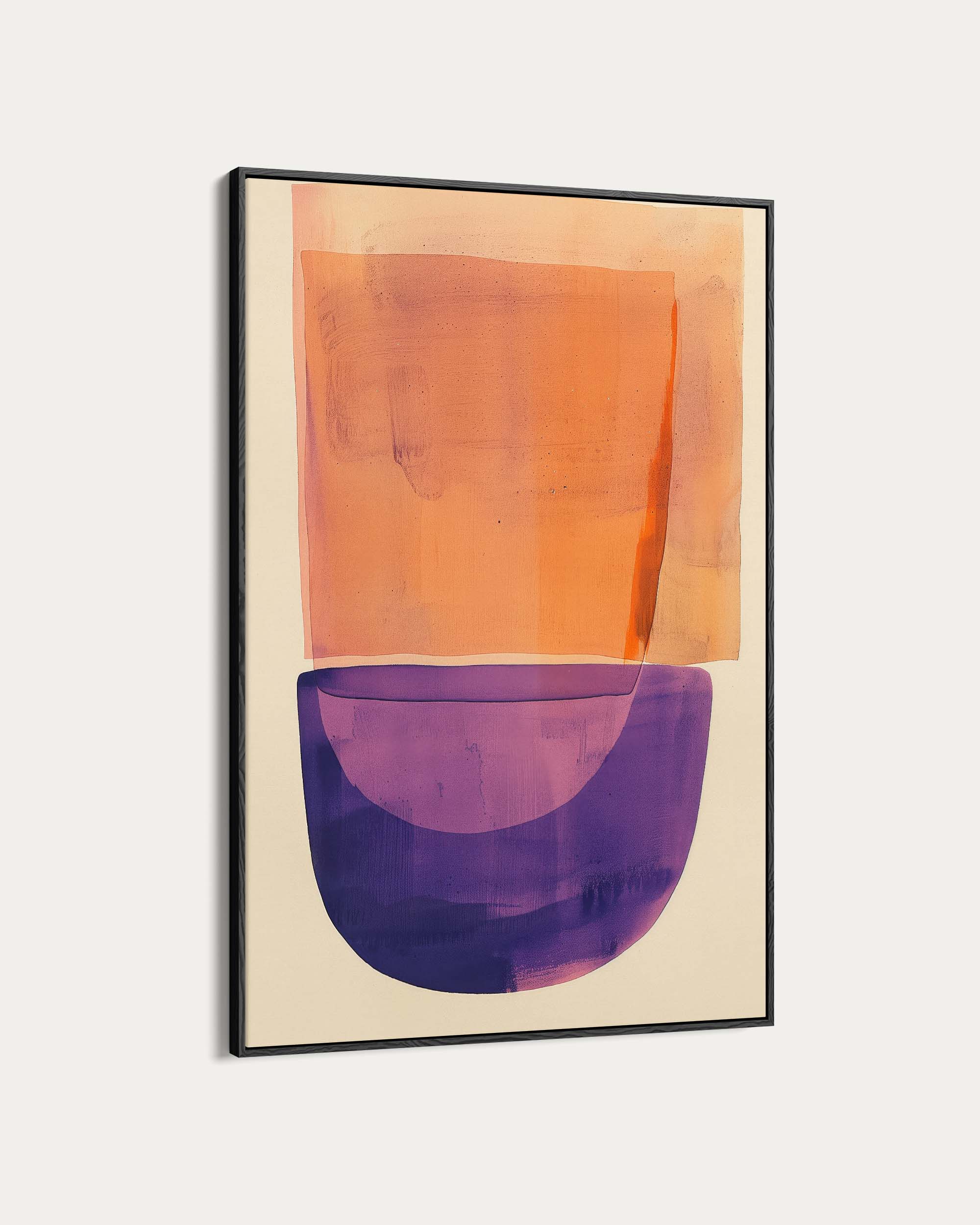 Orange And Purple Wall Art