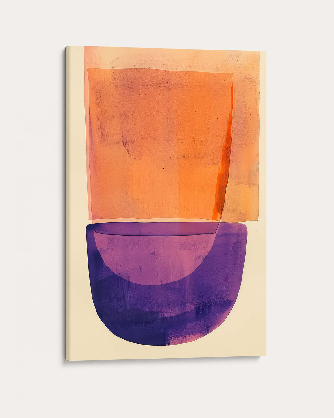Orange And Purple Wall Art