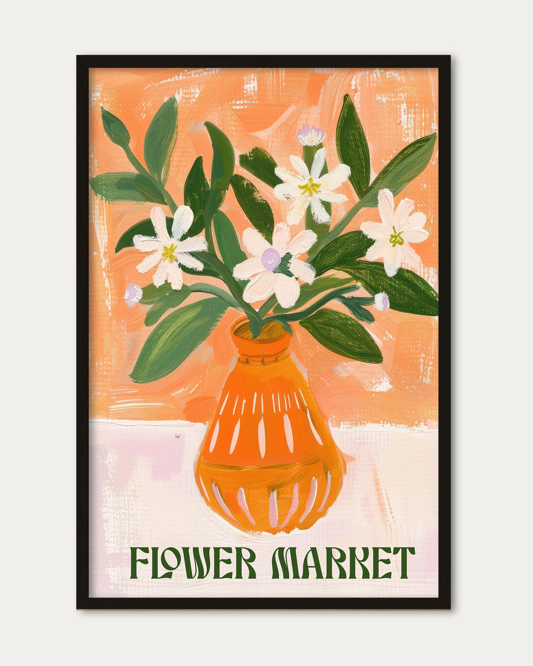 Flower Market Art Print