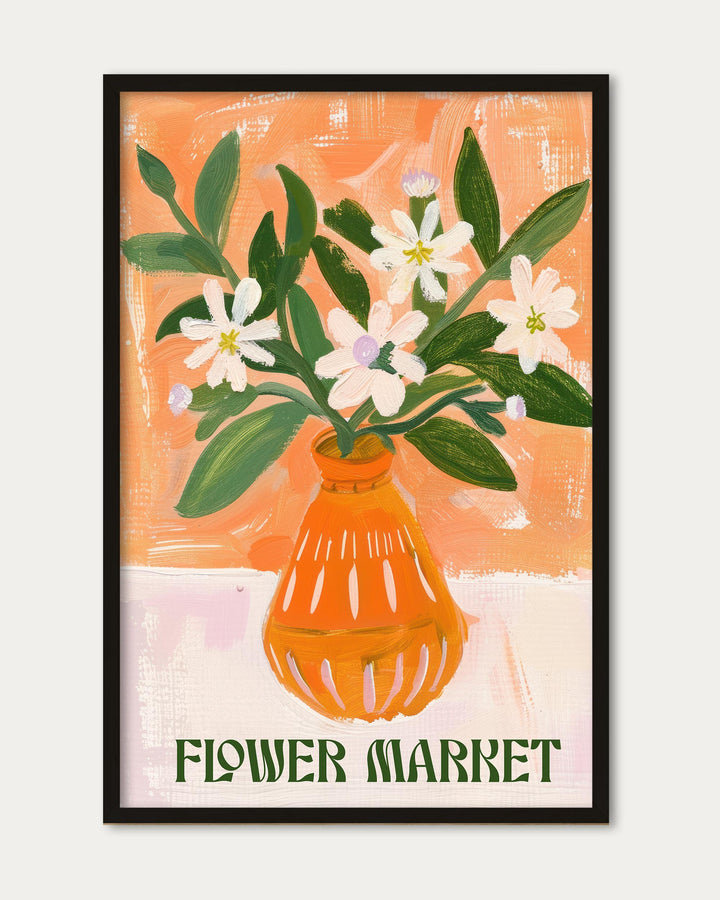 Flower Market Art Print