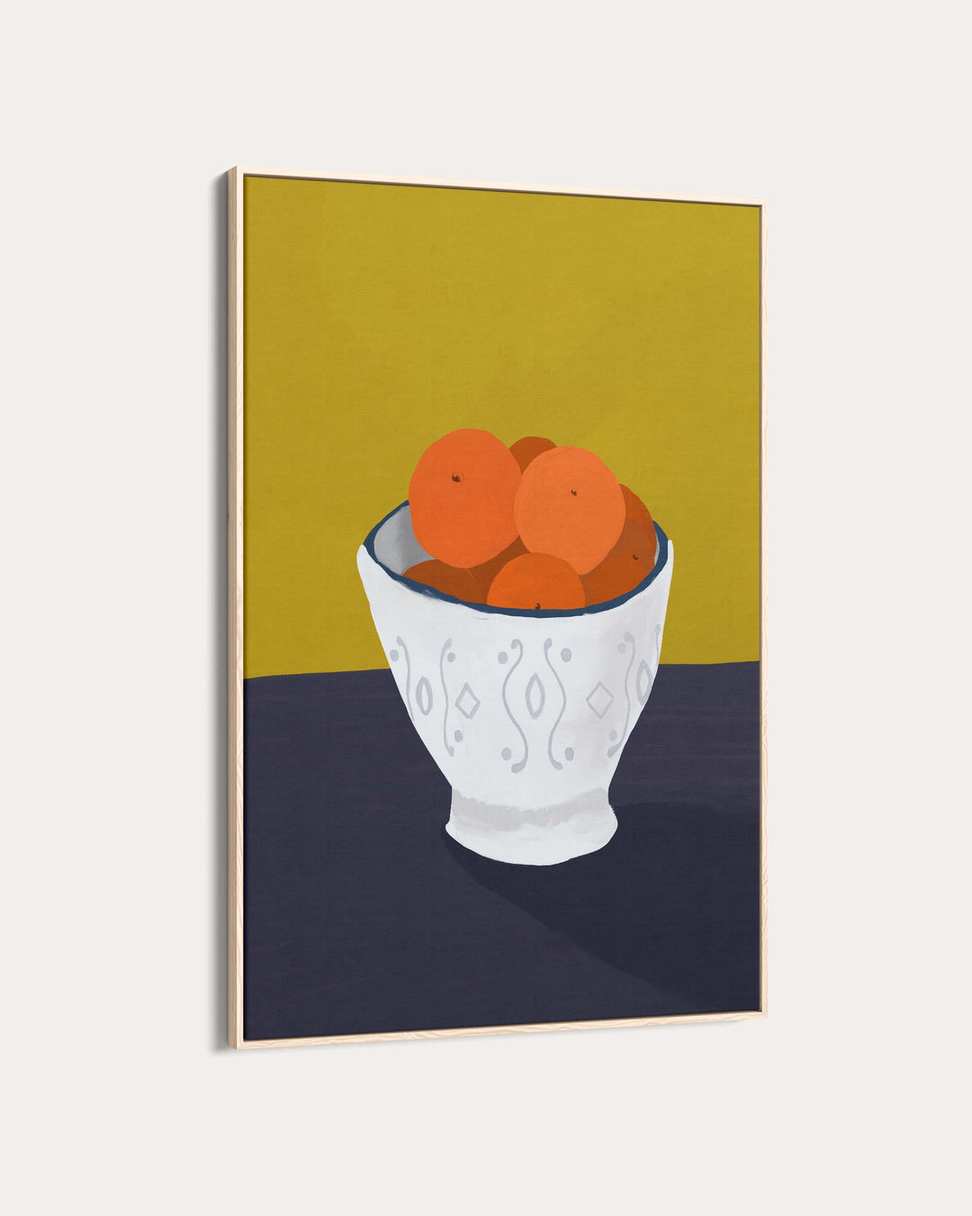 Oranges In a Bowl Wall Art