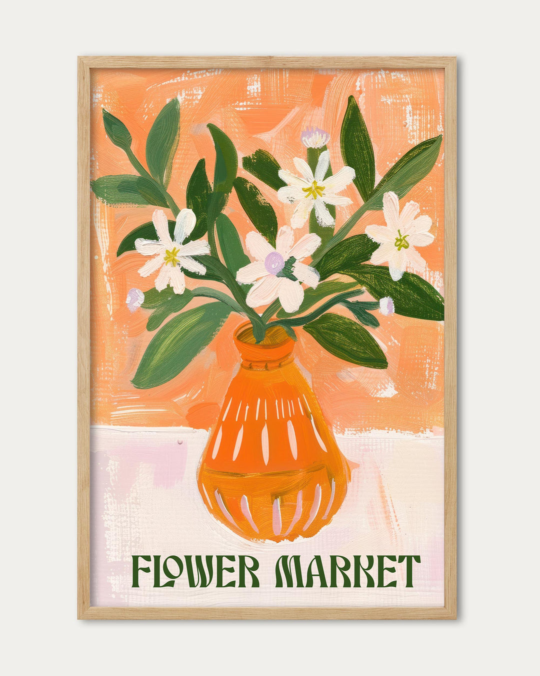 Flower Market Art Print