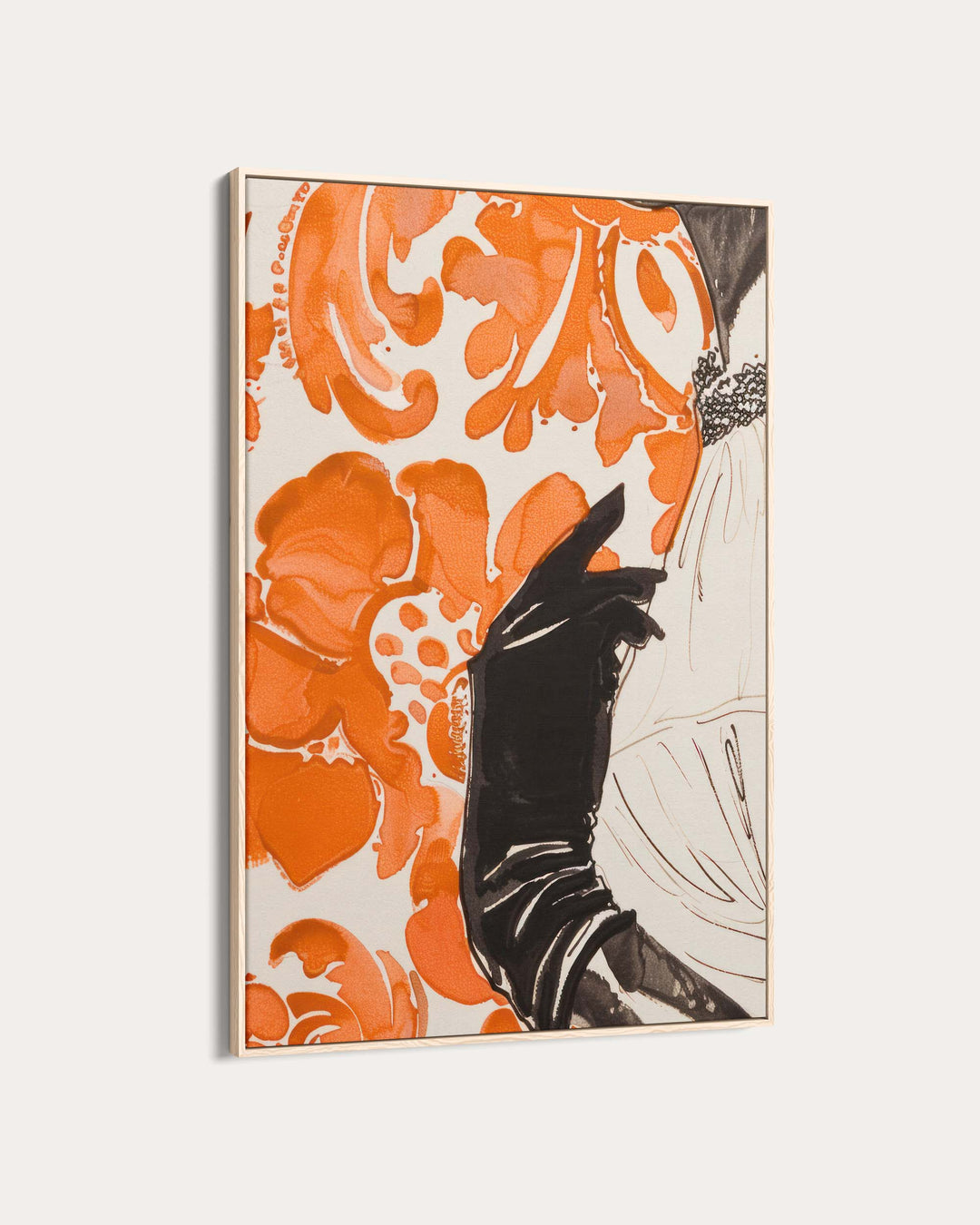 Black Glove Art Print