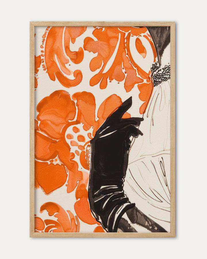 Black Glove Art Print