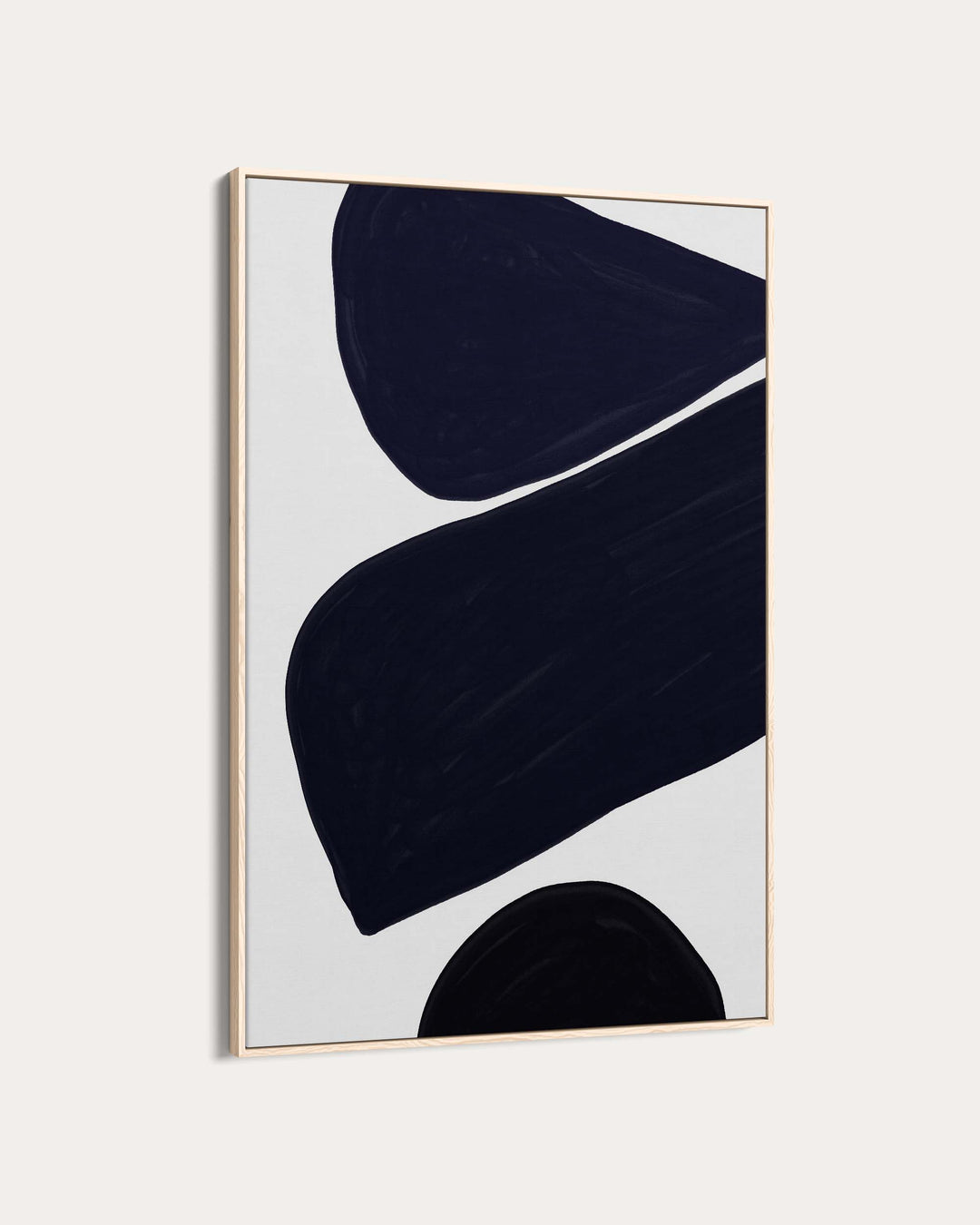 Balancing Shapes Monochrome Wall Art