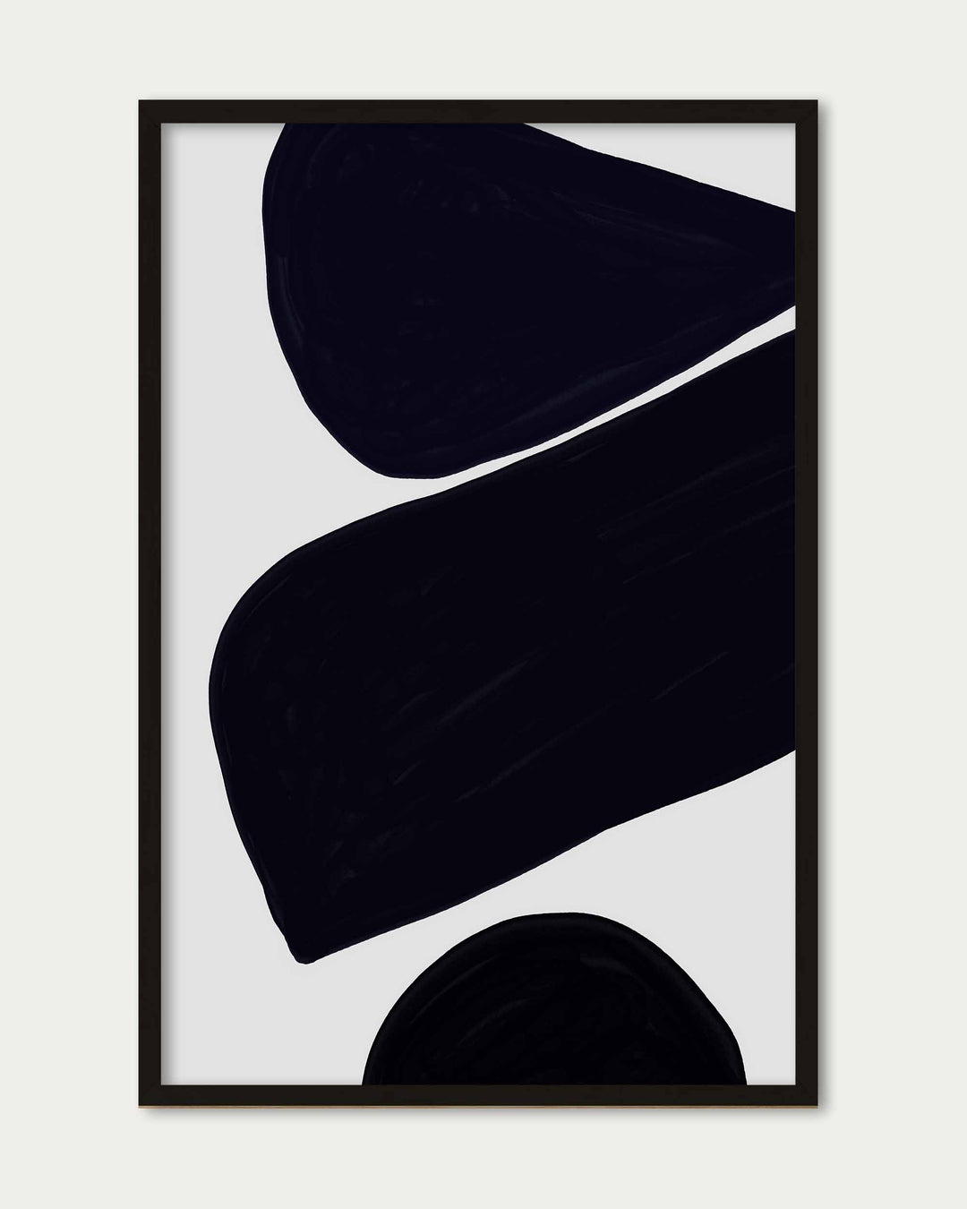 Balancing Shapes Monochrome Wall Art