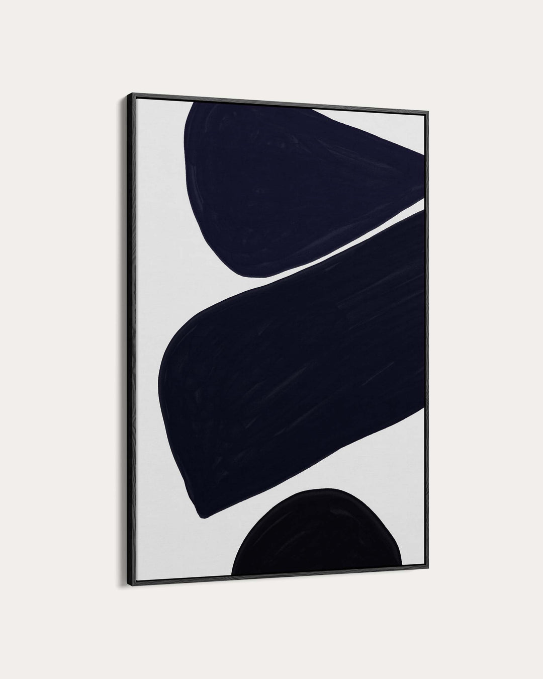 Balancing Shapes Monochrome Wall Art