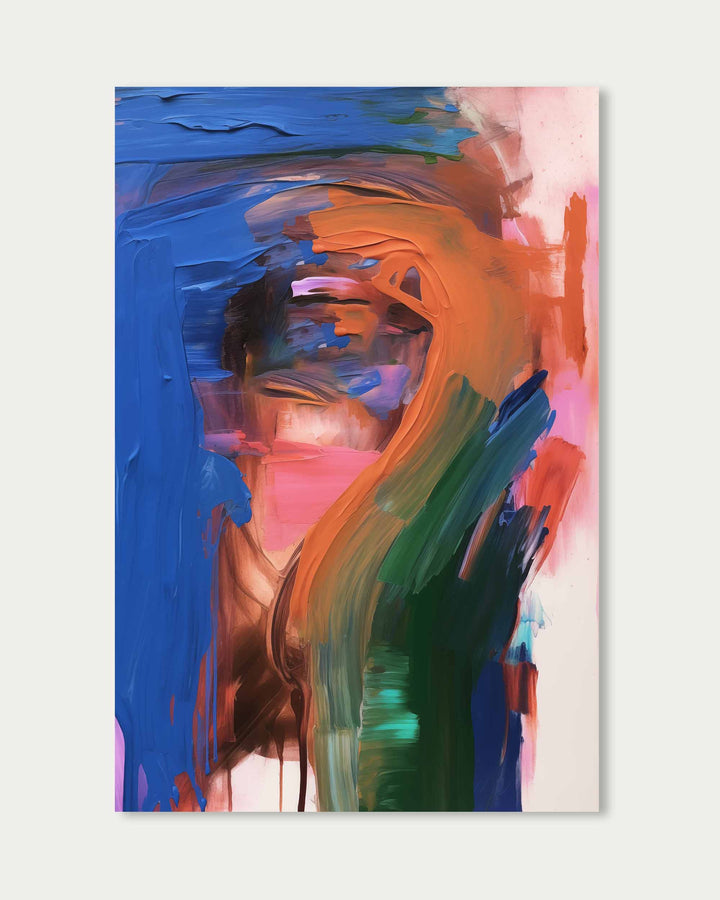 Vivid Abstract Colour II Art Print