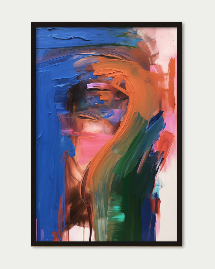 Vivid Abstract Colour II Art Print