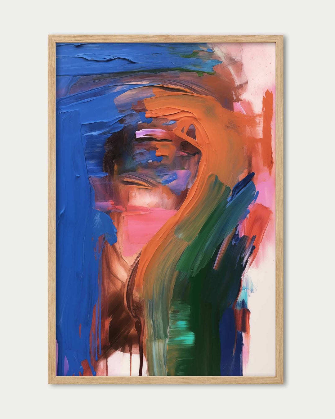 Vivid Abstract Colour II Art Print