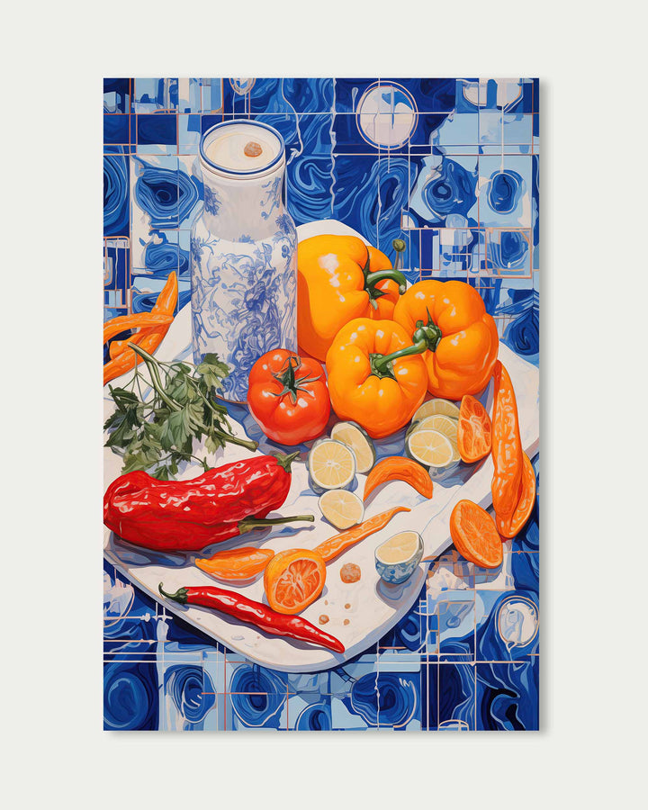 Colourful Picnic II Wall Art Print