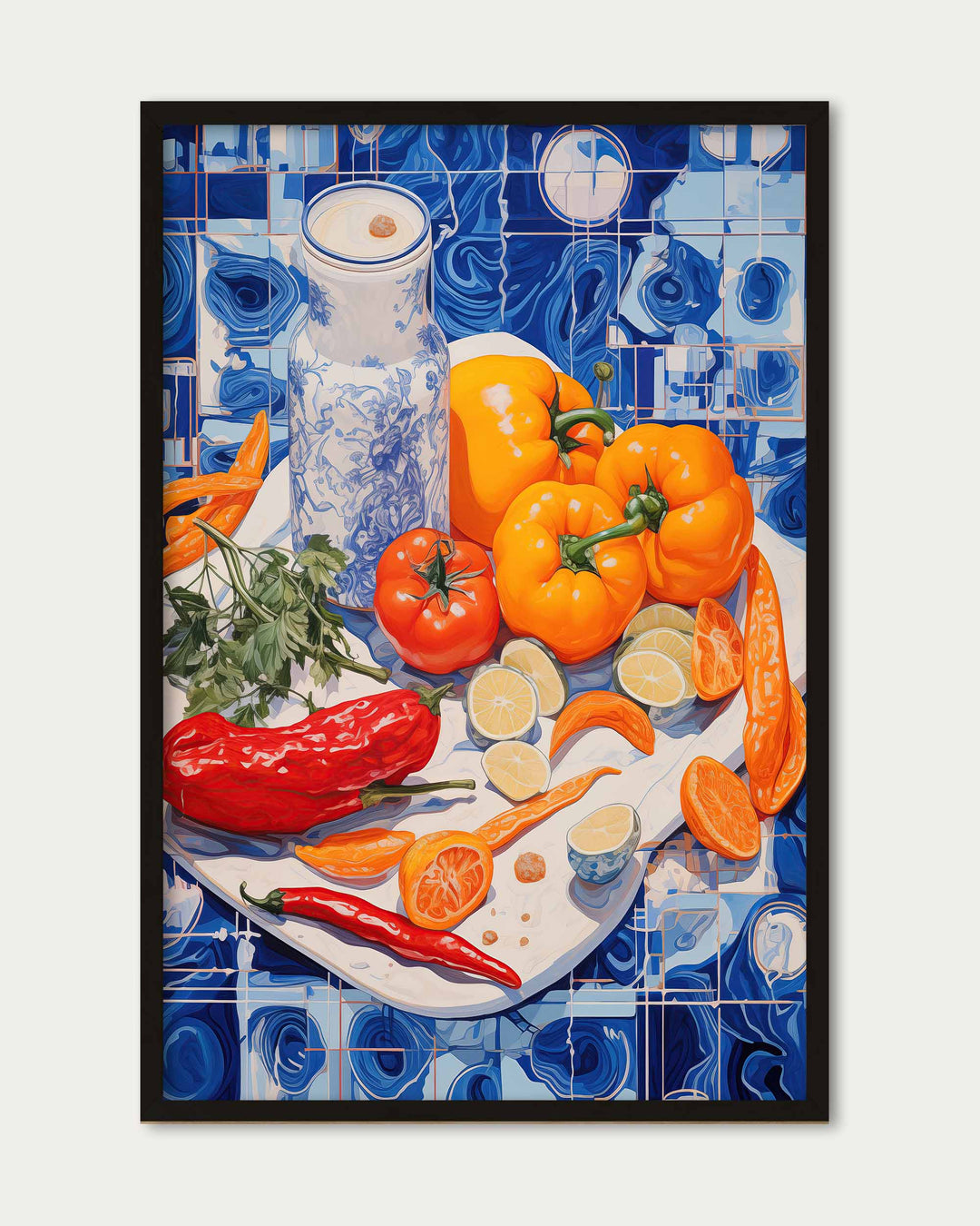 Colourful Picnic II Wall Art Print