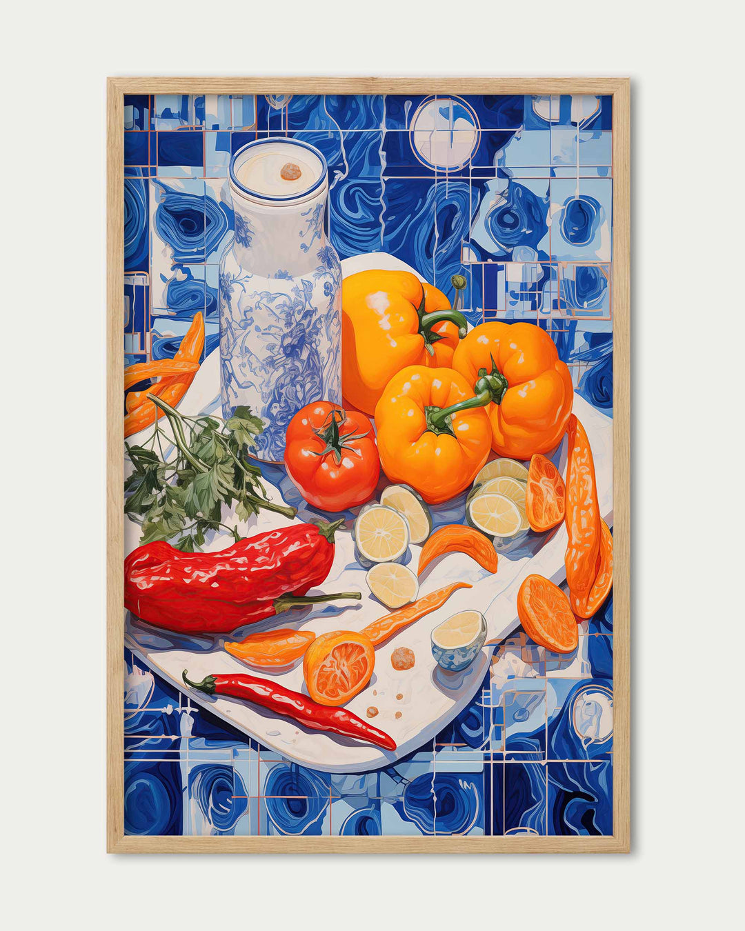 Colourful Picnic II Wall Art Print