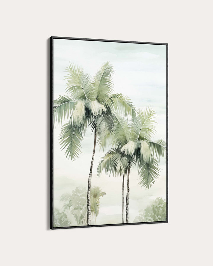 Two Palm Trees Wall Art Print