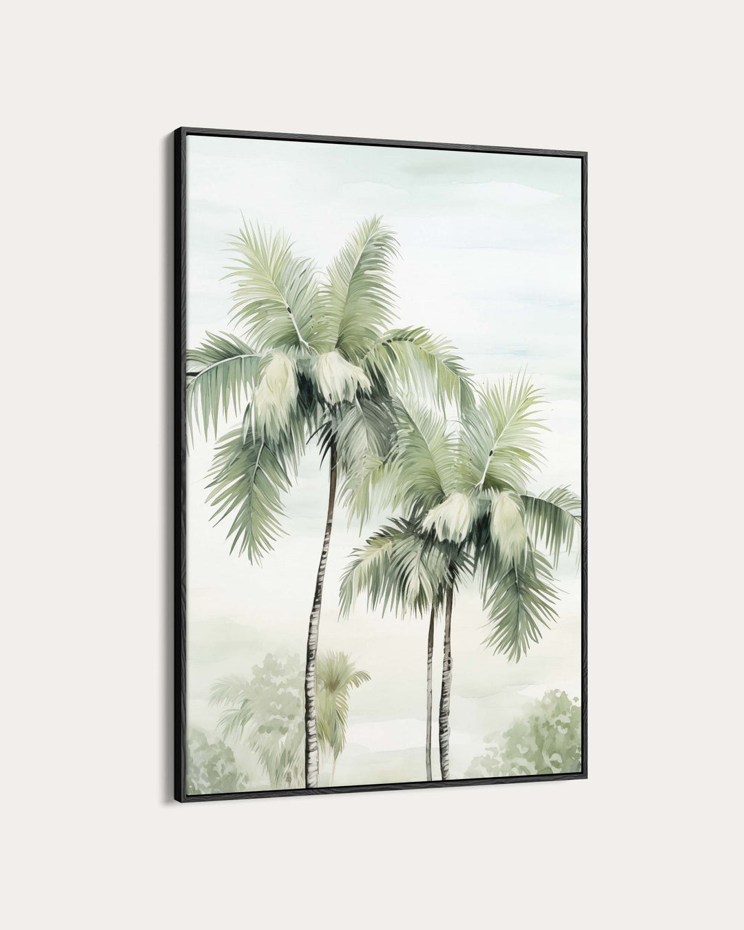 Two Palm Trees Wall Art Print