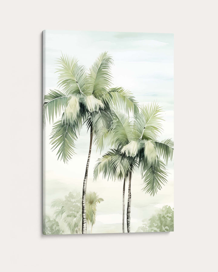 Two Palm Trees Wall Art Print
