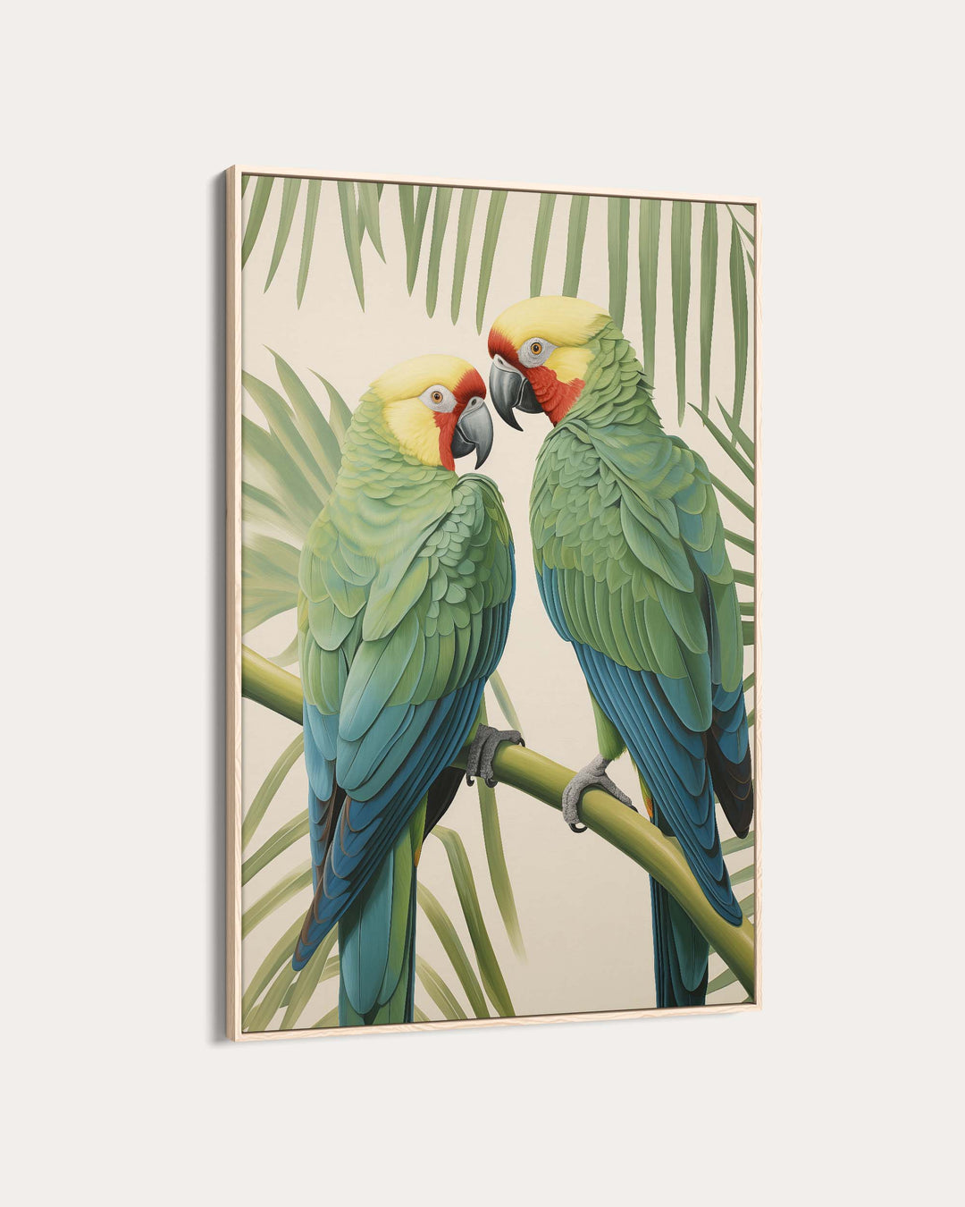 Two Parrots Wall Art Print