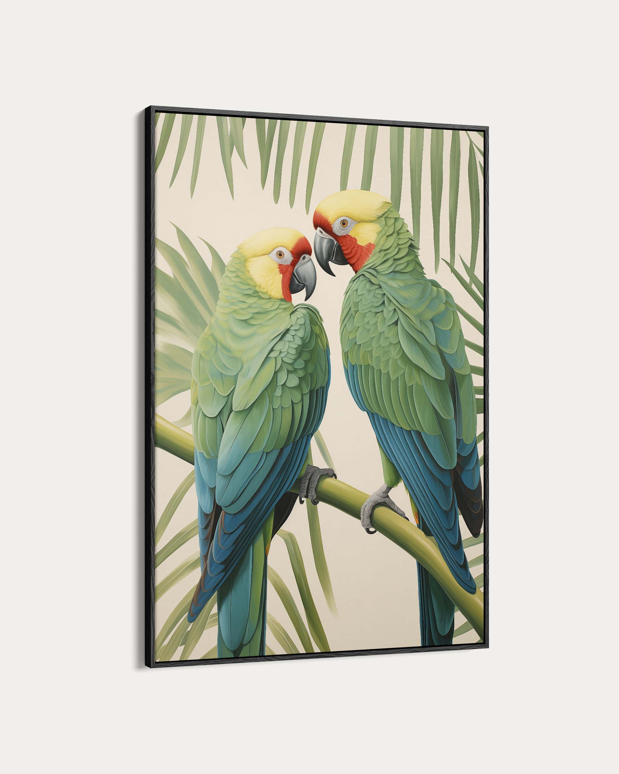Two Parrots Wall Art Print