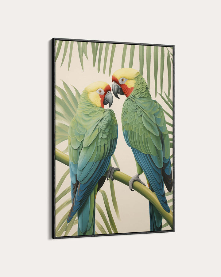 Two Parrots Wall Art Print
