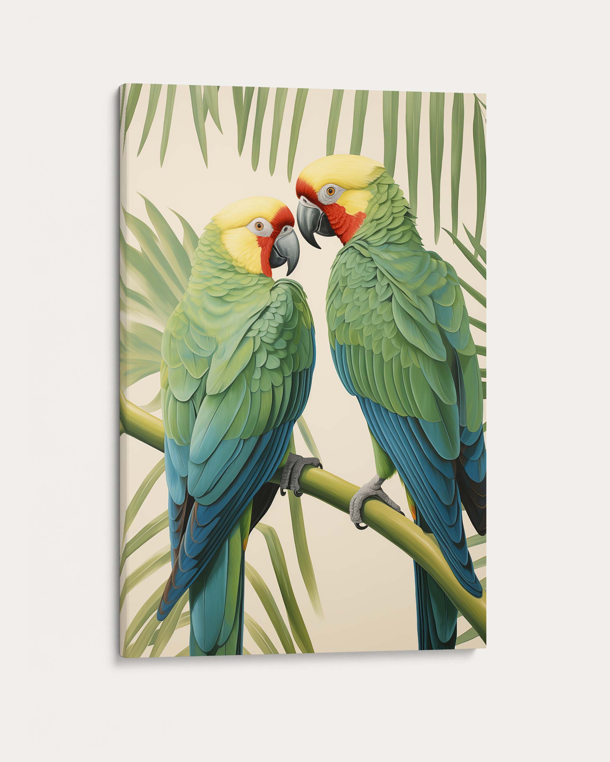 Two Parrots Wall Art Print